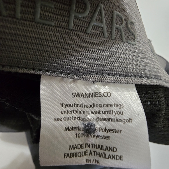 Swannies Golf Mulligan Jogger Pants Graphite Gray Men's Large - Picture 12 of 14